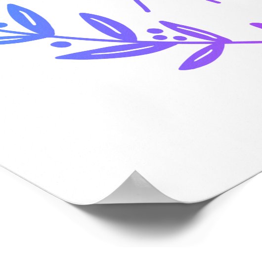 VORSTELLUNG ERFOLGREICH Motivation Inspirational B Poster (Ecke)