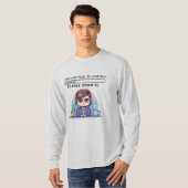Vorstellung in Progress - Funny Retro Pixel T-Shirt (Vorne ganz)