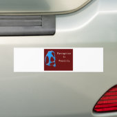 Vorstellung ist Wirklichkeits-Affe Autoaufkleber (Auf Auto)