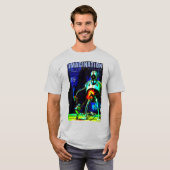 VORSTELLUNG: Science Fiction Zellstoff Comic T-Shirt (Vorne ganz)