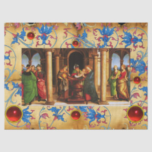 VORSTELLUNG VON JESUS ZU TEMPLE Weihnachtsblumen Seidenpapier
