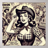 Vorstellung von Retro Country Girl Poster (Vorne)