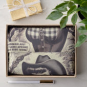 Vorstellung von Retro Country Girl Seidenpapier (Geschenk)