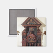 Vorstellung von St. Crispin auf seiner Workbench Magnet (Vorderseite/Rückseite)