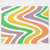 Vorstellungskraft des Flusses im Sommer bunt Fleecedecke (Vorderseite (Horizontal))