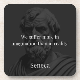 Vorstellungskraft und Leiden: Seneca über Wahrnehm Getränkeuntersetzer