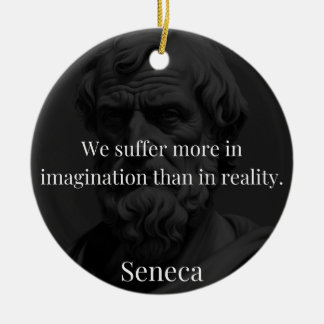 Vorstellungskraft und Leiden: Seneca über Wahrnehm Keramik Ornament