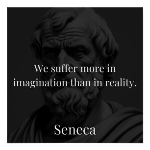 Vorstellungskraft und Leiden: Seneca über Wahrnehm Poster
