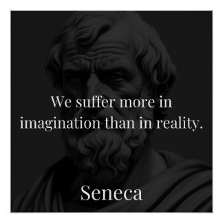 Vorstellungskraft und Leiden: Seneca über Wahrnehm Poster