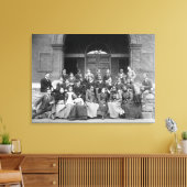 Vorstufe an der Fisk University Leinwanddruck (Insitu (Wohnzimmer))