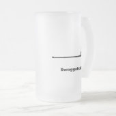 VorSwaggalicious Mattglas Bierglas (VorderseiteRechts)