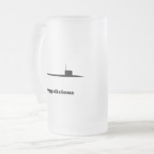 VorSwaggalicious Mattglas Bierglas (Vorderseite Links)