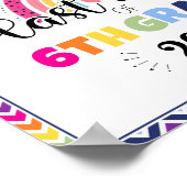 Vortag des Fotos 6. Klasse Poster (Ecke)