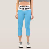 Vortäusche für ehrliche Leute Capri Leggings (Vorderseite)