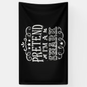 Vortäuschen im Hai - Crazy Shark Lover Geschenke Banner (Vertikal)