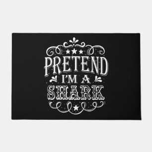 Vortäuschen im Hai - Crazy Shark Lover Geschenke Fußmatte