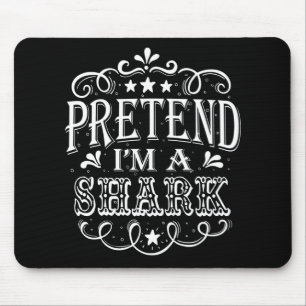 Vortäuschen im Hai - Crazy Shark Lover Geschenke Mousepad