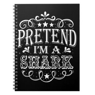 Vortäuschen im Hai - Crazy Shark Lover Geschenke Notizblock