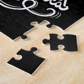 Vortäuschen im Hai - Crazy Shark Lover Geschenke Puzzle (Seite)