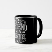 Vortäuschen im Hai - Crazy Shark Lover Geschenke Tasse (VorderseiteRechts)