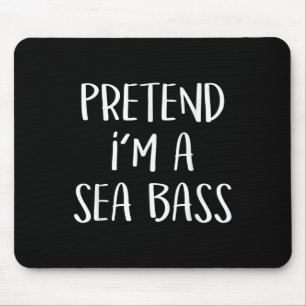 Vortäuschen im Meer-B-Kostüm Funny Fish Halloween Mousepad