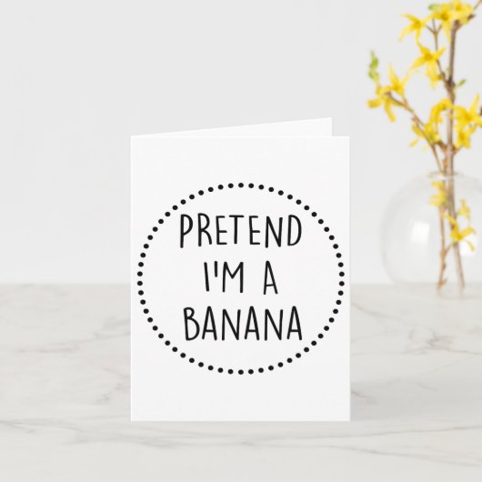 Vortäuschen im Nana Halloween-Kostüm Karte (Gelbe Blume)