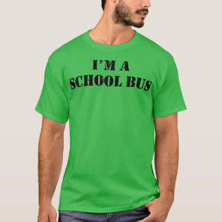 Vortäuschen Ix27M ein Schulbus zu Halloween-Kostüm T-Shirt