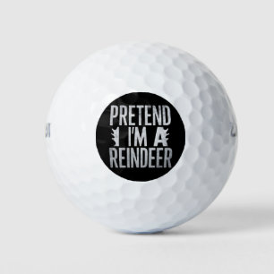 Vortäuschen Sie sich ein Weihnachtskostüm der Rent Golfball