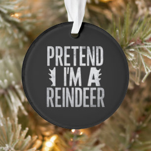 Vortäuschen Sie sich ein Weihnachtskostüm der Rent Ornament