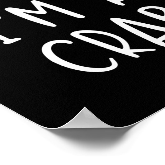 Vortäuschen von Krabbenkostüm Halloween Lazy Easy Poster (Ecke)