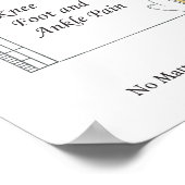 Vorteile der Chiropractic Care Plakatwand Poster (Ecke)