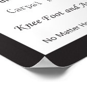 Vorteile eines Chiropraktikum-Plakats Poster (Ecke)