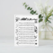 Vorteile von Apple Trees Song Postkarte (Stehend Vorderseite)