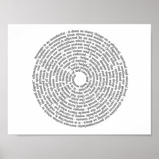 Vorteile von Massage Poster