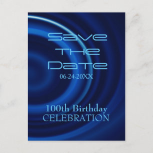 Vortex 100. Geburtstag Save the Date Postkarte