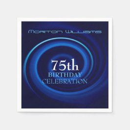Vortex 75. Geburtstagsfeier Napkin Serviette