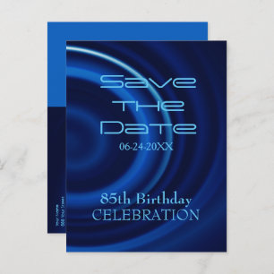 Vortex 85. Geburtstag Save the Date Postkarte