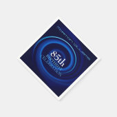 Vortex 85. Geburtstagsfeier Napkin Serviette (Ecke)