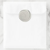 Vortex-Aufkleber Runder Aufkleber (Tasche)