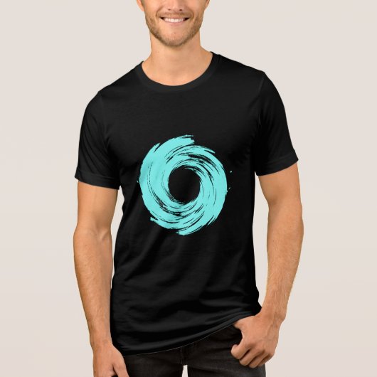 Vortex Azul Claro Tri-Blend Shirt (Vorderseite)