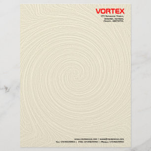 Vortex - Blassgelb Briefbogen