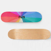 VORTEX DER FARBEN 8,5" SKATEBOARD (Horizontal)