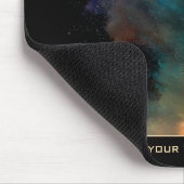 Vortex der leuchtenden Farbexplosion Mystische Pag Mousepad (Ecke)