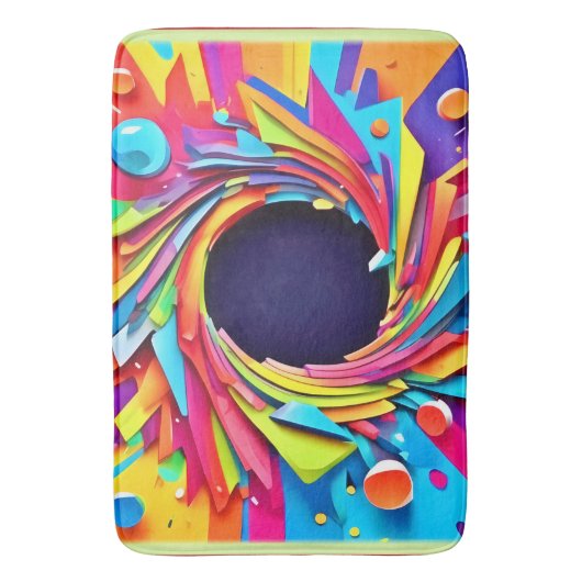 Vortex der Vitalkunst Badematte (Vorderseite Vertikal)