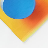 Vortex der Vitalkunst Fleecedecke (Ecke)