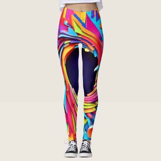 Vortex der Vitalkunst Leggings (Vorderseite)