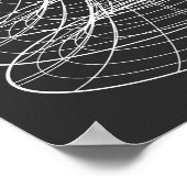 Vortex-Drahtgitter-Sternbild Poster (Ecke)