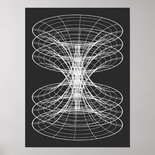 Vortex-Drahtgitter-Sternbild Poster (Vorne)