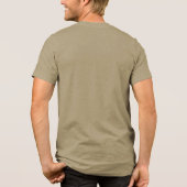 Vortex Dreams - Spiralender abstrakter Design-T - Tri-Blend Shirt (Rückseite)