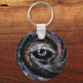Vortex Eye Schlüsselanhänger, Basic Button Schlüss Schlüsselanhänger (Vorderseite)